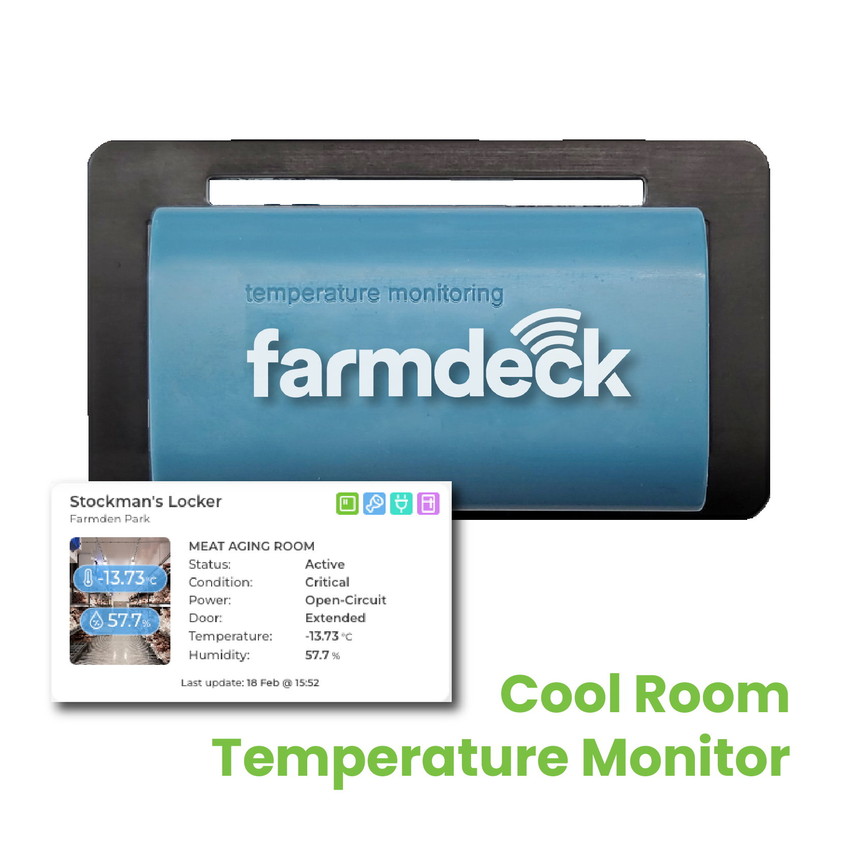 Cool room temperature monitor