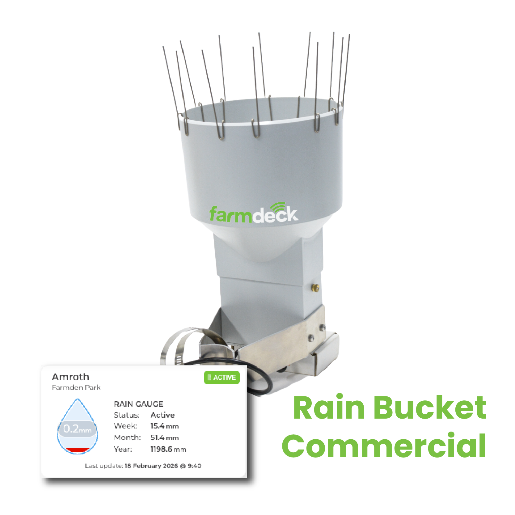 Rain bucket commercial