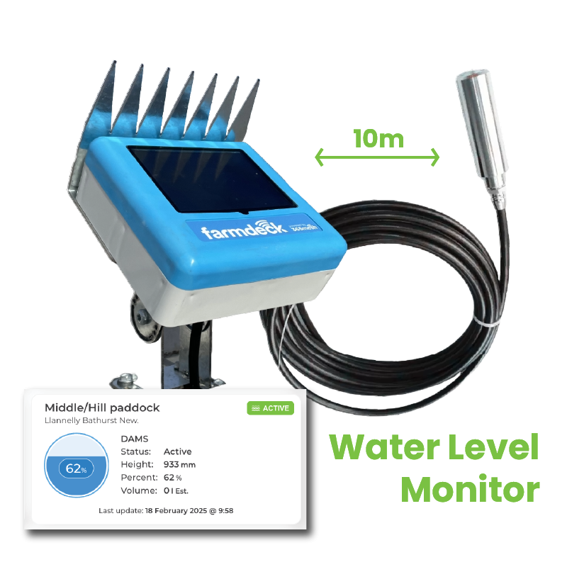 Water Level Monitor with 10m cable and app dashboard