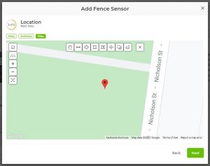 Add a fence sensor