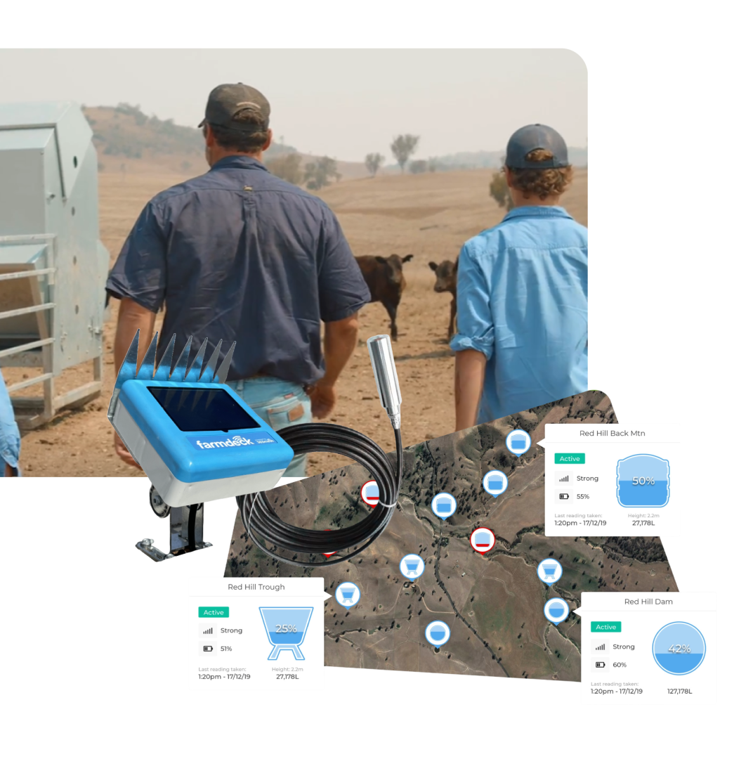 Farmdeck's sensors and dashboards